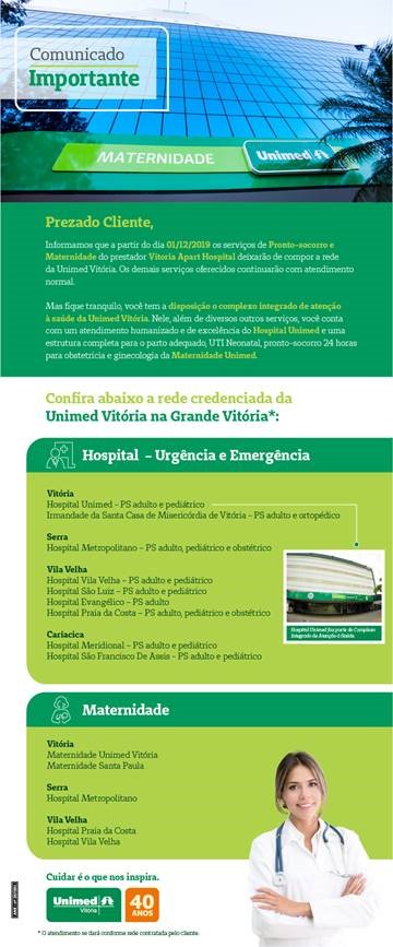 Comunicado UNIMED